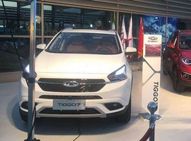 نمایش خودروی جدید چری تیگو7 برای اولین‌بار در برج میلاد