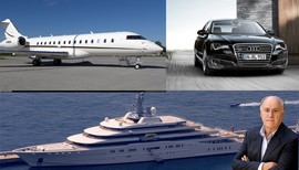خودروهای زمینی، هوایی و دریایی مالک برند «زارا» یکی از سه مرد ثروتمند جهان