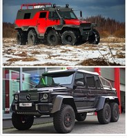 کدام خودرو بلندترین SUV جهان است؛ مرسدس G63 6×6 یا شامان روسی ؟