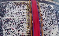 ترافیک 50 خطی در چین